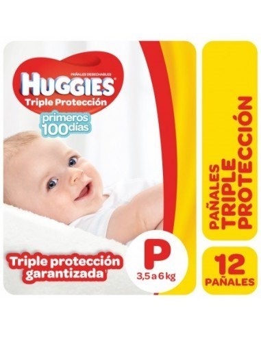 Pañales Huggies Classic Triple Proteccion P X 12 Unidades #1