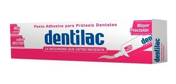 Pasta Dental Adhesiva Dentilac Sabor Neutro X 40 Gramos #1
