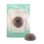Esponja Konjac Facial Con Cenizas Activas De Bambú Natural #1