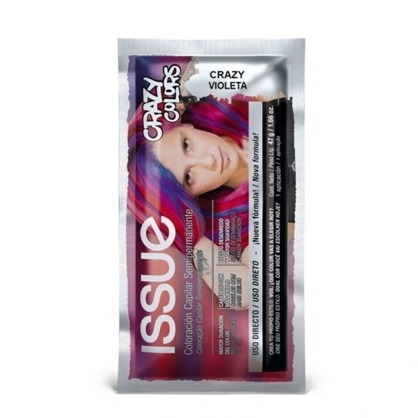 Issue Coloracion en Crema Crazy Colors 47 gr Violeta #1