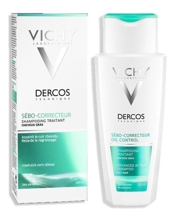Vichy Dercos Shampoo Sebo Corrector 200ml Cabellos Grasos #1 Vichy Dercos Shampoo Sebo Corrector 200ml Cabellos Grasos #1