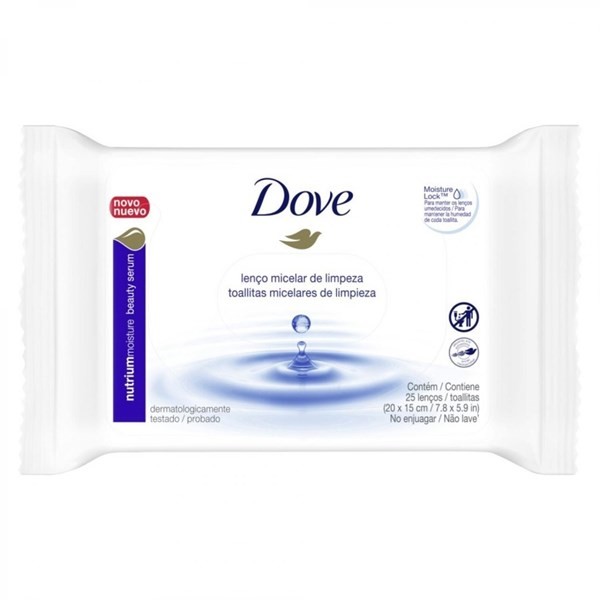 Toallitas Desmaquillantes Dove Con Agua Micelar X 25 Unidades #1