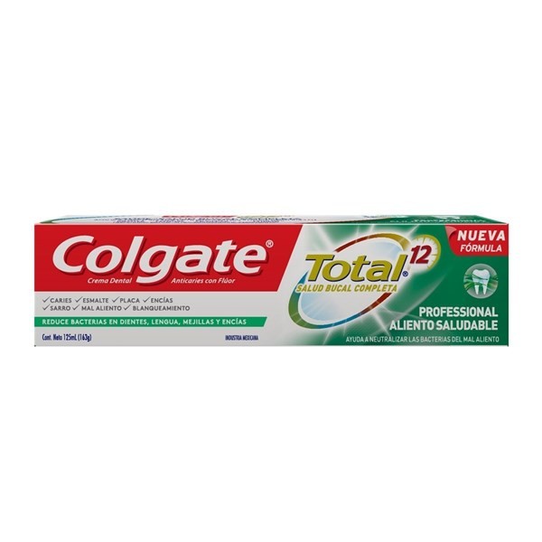 Pasta Dental Colgate Total 12 Aliento Saludable X 170 Gramos #1