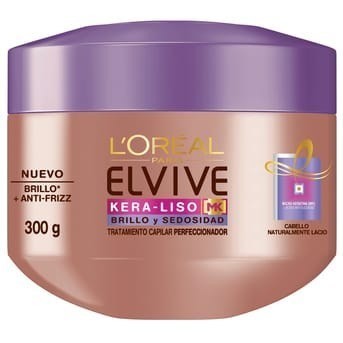 Elvive Crema de Tratatamiento Kera-Liso Brillo 300 gr #1