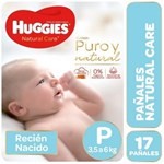 Pañales Huggies Natural Care P Ellos X 17 Unidades #1 Pañales Huggies Natural Care P Ellos X 17 Unidades #1