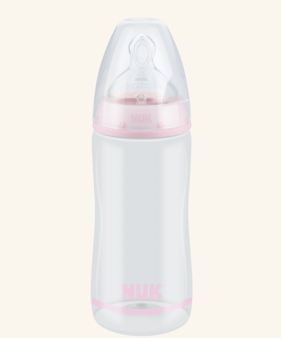 Mamadera First Choise Nuk Plus X 300 Ml Rosa #1