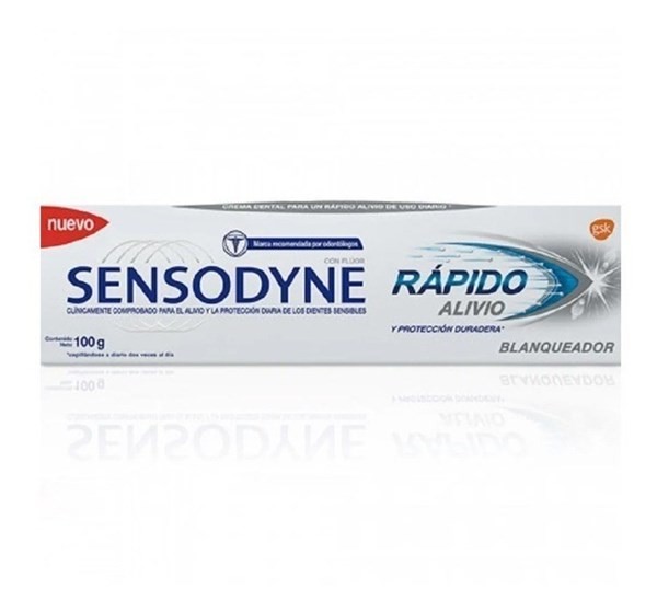Crema Dental Sensodyne Rapido Alivio Blanquador X 100 Gr #1