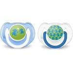 Chupete Classic Flor Y Mono 6-18 Meses Avent X 2 Unidades Nena #1