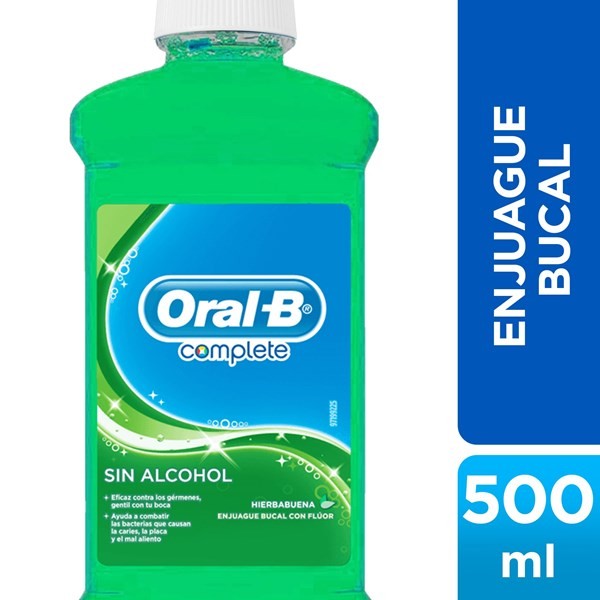 Oral B Enjuague Bucal Complete Menta Natural 500 ml #1