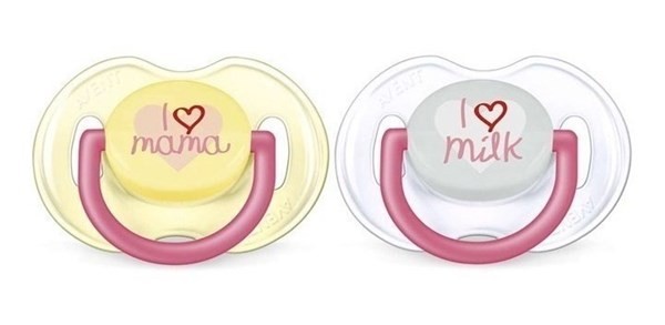 Chupete Classic Love Mama 0-6 Meses Avent X 2 Unidades Nena #1