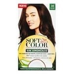 Wella Soft Color Tintura Kit Completo Sin Amoniaco 30 Castaño Oscuro #1