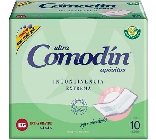 Comodin Apositos Incontinencia Extrema (con Cinta Adhesiva) X10 Ex.gde. #1