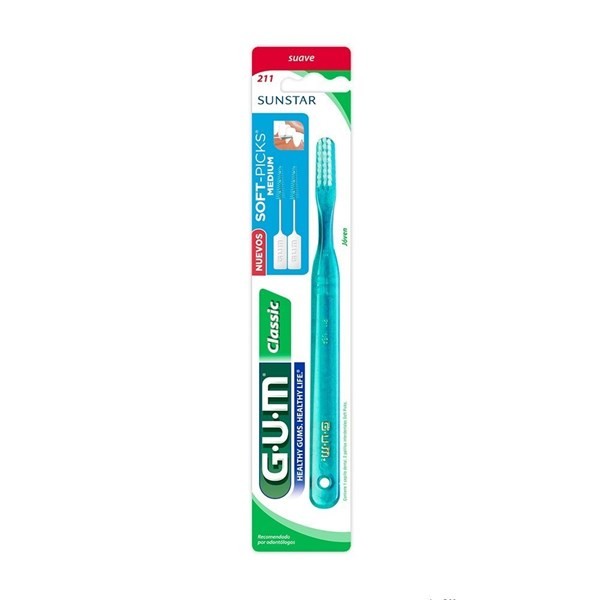 Gum Cepillo Dental Classic 211 Suave #1
