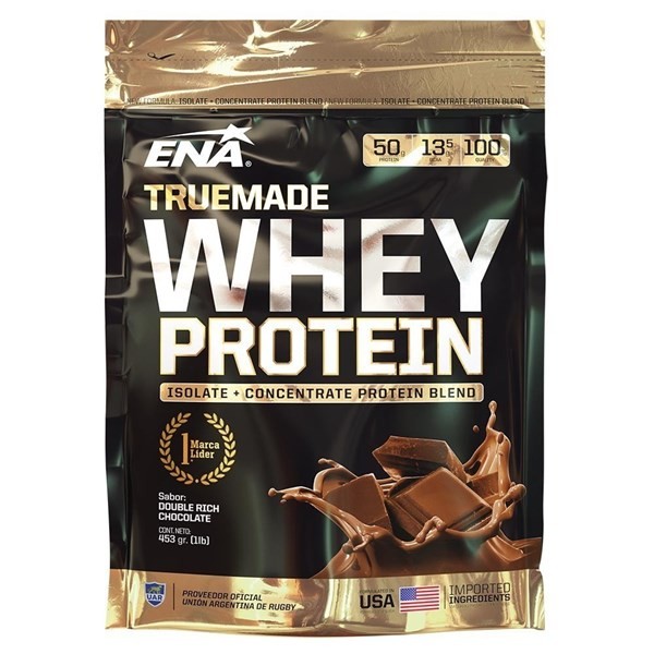 Ena Suplemento Deportivo Whey Protein Double Rich Chocolate 453 gr