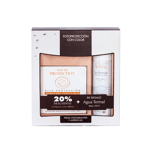 Protector Solar Compacto Fps 50 Avene + Agua Termal X 50 Ml #1