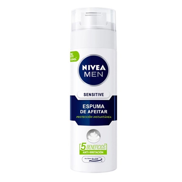 Nivea Espuma de Afeitar  men Sensitive Para Piel Sensible 200 ml