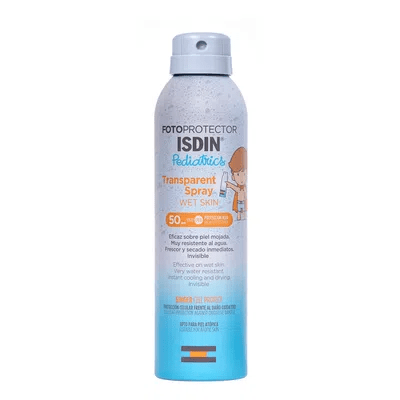 Isdin Fotoprotector Transparent Spray Wet Skin Pediatric Fps 50+ 250 ml