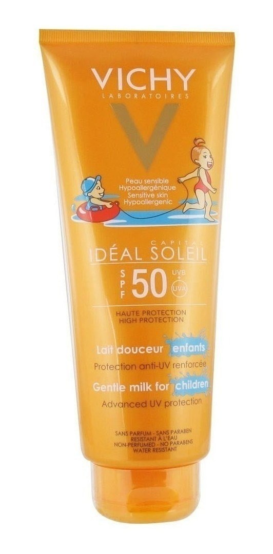 Vichy Ideal Soleil Protector Niños Rostro Y Cuerpo Fps 50 Leche X 300 Ml