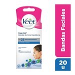 Bandas Depilatorias Veet Facial Piel Sensible x 20 un #1