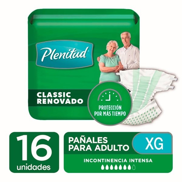 Plenitud Pañal Para Adulto Unisex Classic Xg X 16un. #1