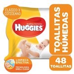 Toallas Humedas Huggies Classic X 48 Unidades #1