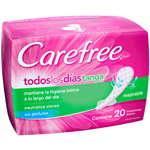 Protectores Diarios Carefree Todos Los Días Tanga X 20 Unidades #1