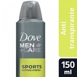 Dove Antitraspirante Men Sport 150 ml #1