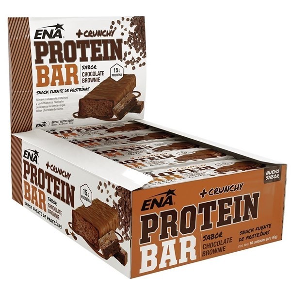 Ena Barra Protein Bar Chocolate Brownie Caja (16 Barras)