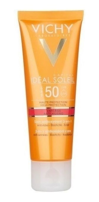 Vichy Protector Solar Fps 50 Ideal Soleil Anti-edad X 50 Ml