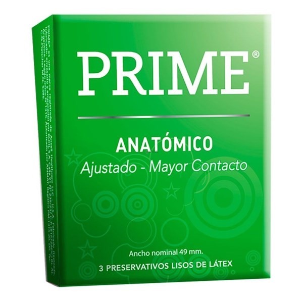 Prime Preservativos Anatomico (3 Unidades)