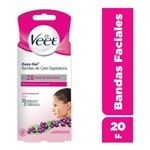 Bandas Depilatorias Veet Facial Piel Normal x 20 un #1
