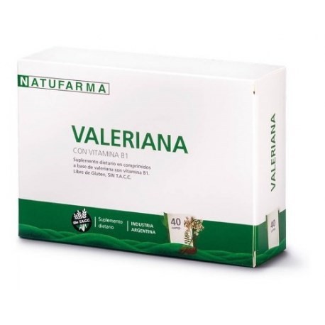 Natufarma Valeriana Con Vitamina B1 Probiotico X 40 Comprimidos #1
