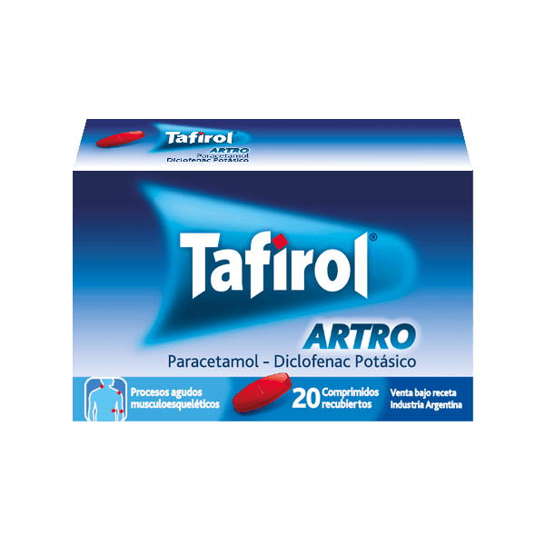 Tafirol Artro Paracetamol + Diclofenac X 20 Comprimidos #1
