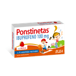 Ponstinetas Ibuprofeno 100 Mg X 16 Comprimidos Masticables #1