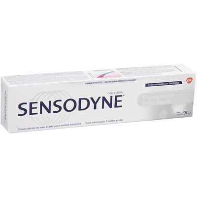 Sensodyne Crema Dental Blanqueador Extra Fresh Para Dientes Sensibles 90 gr #1