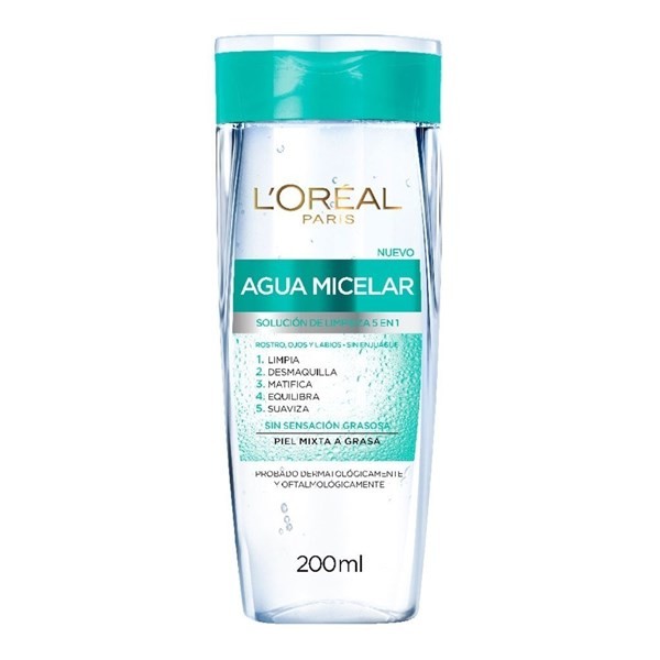 Agua Micelar Loreal Hidra Total 5 Piel Mixta #1 Agua Micelar Loreal Hidra Total 5 Piel Mixta #1