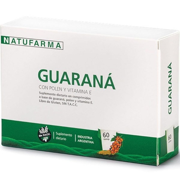 Natufarma Suplemento Dietario Guarana (60 Comprimidos) #1