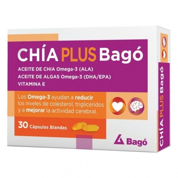 Bago Suplemento Dietario Chia Plus (30 Capsulas Blandas) #1