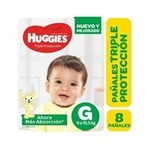 Pañales Huggies Classic Triple Proteccion G X 8 Unidades #1