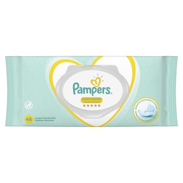 Toallas Humedas Pampers Recien Nacido X 48 Unidades #1