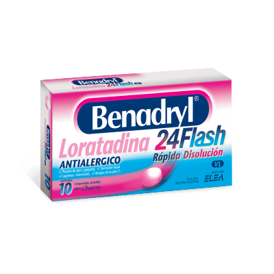 Benadryl 24 Horas Flash X 10 Comprimidos #1