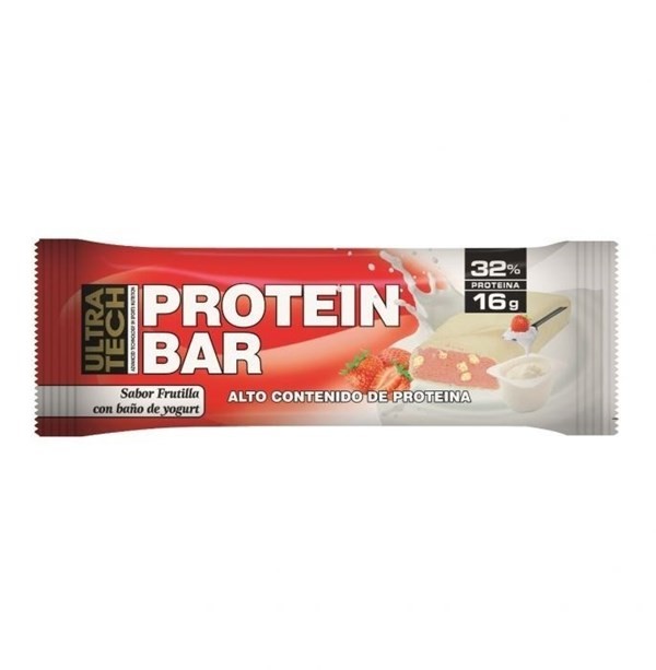 Ultra Tech Protein Bar 50 Gr Frutilla Con Yogurth #1