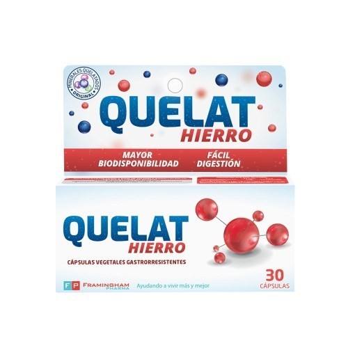Quelat Hierro X 30 Cápsulas Gastrointestinales #1