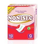 Nonisec Con Gel Talle G X 10 Pañales #1