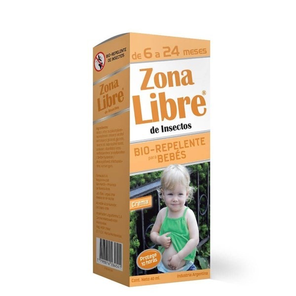 Zona Libre Bio-Repelente Mosquitos Para Bebes 40 ml