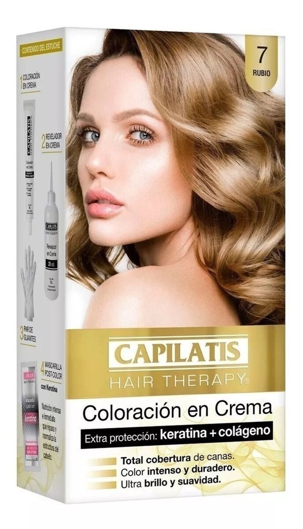 Capilatis Coloración En Crema 7 Rubio  #1