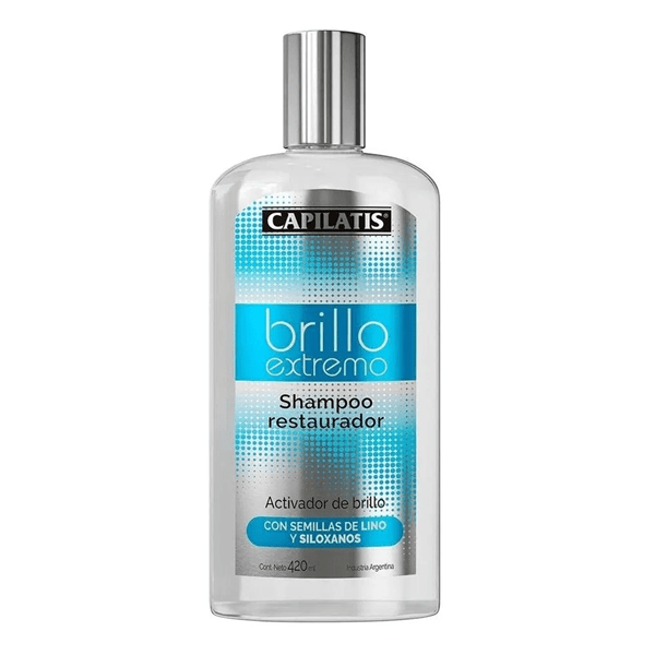Capilatis Shampoo Restaurador Línea Brillo Extremo 420 ml #1