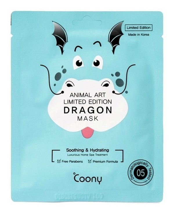 Mascara Facial Coony Animal Art Dragon Mask #1