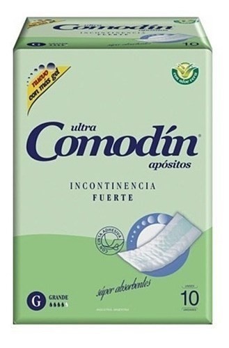 Comodin Incontinencia Fuerte Talle G X 10 Apositos #1 Comodin Incontinencia Fuerte Talle G X 10 Apositos #1