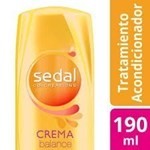 Sedal Acondicionador Crema Balance 190 Ml #1